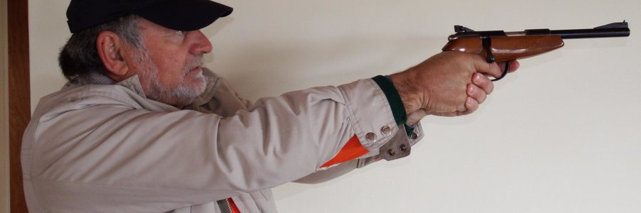 Johan van der Mescht van Franskraal wat by die WP se Skietspan ingesluit is